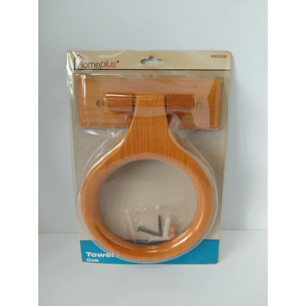 Homeplus Oak‎ Towel Ring Vintage * NEW